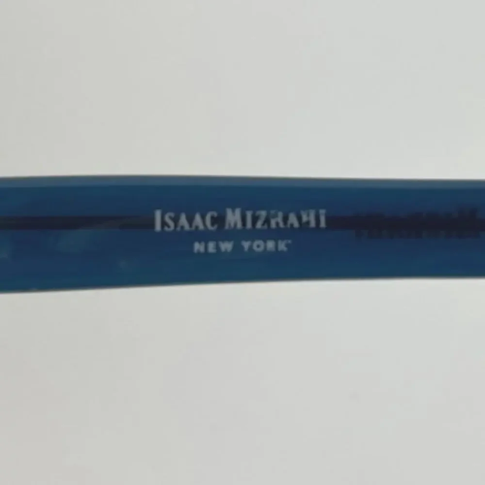 Isaac Mizrahi Women's Blue Frame UV Protection Square Lens Eyeglass Sunglasses